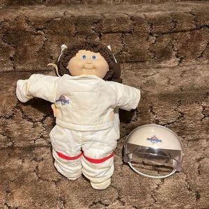 Astronaut Cabbage Patch Doll with helmet